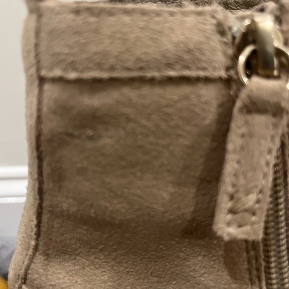 KELSI DAGGER Brooklyn Whip Clog Suede Booties (Fawn) - Picture 10 of 15